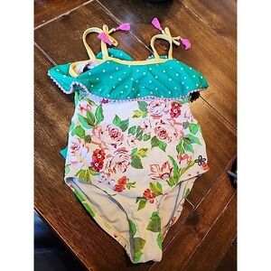 Matilda Jane Brilliant Daydream Lake Day Lakeday Swimsuit Girls Size 6 One Piece